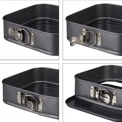Set 3 Tavi forma patrata pentru Prajituri/Tort Set 3 Tavi forma patrata pentru Prajituri/Tort