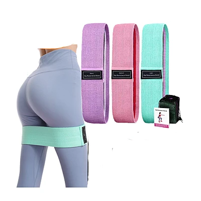Set 3 benzi elastice fitness 3 niveluri de rezistenta pentru coapse fese si picioare Set 3 benzi elastice fitness 3 niveluri de rezistenta pentru coapse fese si picioare