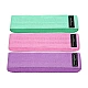 Set 3 benzi elastice fitness 3 niveluri de rezistenta pentru coapse fese si picioare Set 3 benzi elastice fitness 3 niveluri de rezistenta pentru coapse fese si picioare