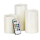 Set 3 lumanari cu LED si telecomanda, Luma Candles