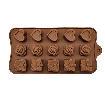 Set 3X Forma din silicon pentru ciocolata cu 3 modele Set 3X Forma din silicon pentru ciocolata cu 3 modele