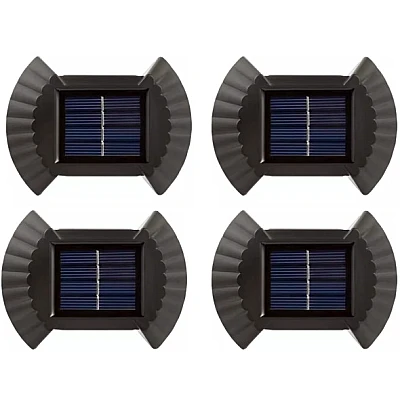 Set 4 Lampi solare cu lumina bidirectionala 4 led / lampa Set 4 Lampi solare cu lumina bidirectionala 4 led / lampa