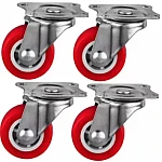 Set 4 Roti 32mm Pivotante ROSII ROTILE culoarea 