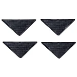Set 4 Triunghiuri Anti Alunecare  Auto Adezive  pentru Fixare Covor  16cm