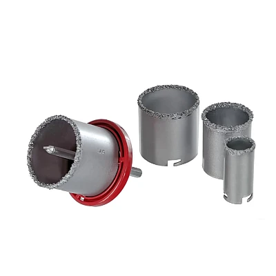 Set 4 carote diamantate 33-73 mm Set 4 carote diamantate 33-73 mm