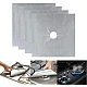 Set 4 folii ARGINTII de protectie pentru aragaz Set 4 folii ARGINTII de protectie pentru aragaz