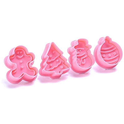 Set 4 forme pentru biscuiti model CRACIUN Set 4 forme pentru biscuiti model CRACIUN