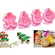 Set 4 forme pentru biscuiti model CRACIUN Set 4 forme pentru biscuiti model CRACIUN
