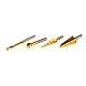 Set 4 freze HSS 8-20, 4-12, 12-4, 6 mm Set 4 freze HSS 8-20, 4-12, 12-4, 6 mm