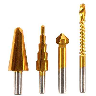 Set 4 freze HSS 8-20, 4-12, 12-4, 6 mm Set 4 freze HSS 8-20, 4-12, 12-4, 6 mm