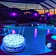 Set 4 lampi LED RGB cu telecomanda rezistente la apa Set 4 lampi LED RGB cu telecomanda rezistente la apa