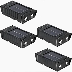 Set 4 lampi solare de perete cu iluminare sus jos 4 LED