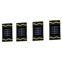 Set 4 lampi solare decorative de perete 4Led