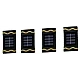 Set 4 lampi solare decorative de perete 4Led