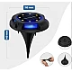 Set 4 lampi solare pentru curte cu picioruse detasabile si led lateral Set 4 lampi solare pentru curte cu picioruse detasabile si led lateral