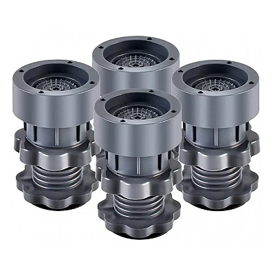 Set 4 picioruse Reglabile antivibratii din ABS si cauciuc pentru masina de spalat floare Set 4 picioruse Reglabile antivibratii din ABS si cauciuc pentru masina de spalat floare