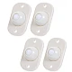 Set 4 rotite pivotante cu adeziv de lipit cu bila din plastic Set 4 rotite pivotante cu adeziv de lipit cu bila din plastic