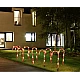 Set 5 Acadele de exterior incarcare solara 40 cm decoratiune luminoasa Set 5 Acadele de exterior incarcare solara 40 cm decoratiune luminoasa