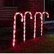 Set 5 Acadele de exterior incarcare solara 40 cm decoratiune luminoasa Set 5 Acadele de exterior incarcare solara 40 cm decoratiune luminoasa