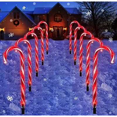 Set 5 Acadele de exterior incarcare solara 40 cm decoratiune luminoasa Set 5 Acadele de exterior incarcare solara 40 cm decoratiune luminoasa
