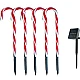 Set 5 Acadele de exterior incarcare solara 40 cm decoratiune luminoasa Set 5 Acadele de exterior incarcare solara 40 cm decoratiune luminoasa