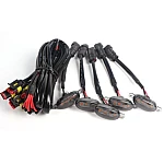 Set 5 lumini x 4 Leduri Grila Auto lumin aGalbena