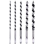 Set 5 burghii lemn hexagonale 10 13 16 19 25 mm