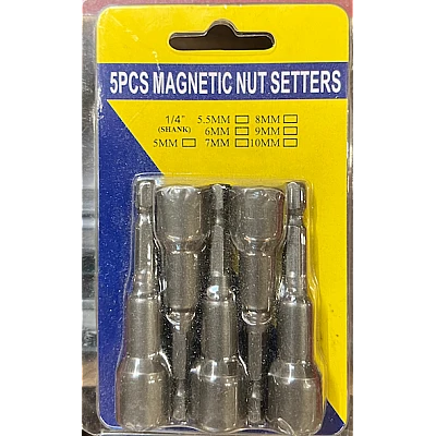 Set 5 mufe magnetice de fixare a piulitelor 1/4 Set 5 mufe magnetice de fixare a piulitelor 1/4