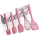 Set 5 ustensile bucatarie din silicon ROZ Set 5 ustensile bucatarie din silicon ROZ