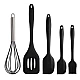 UB Set 5 ustensile de gatit din silicon negre UB Set 5 ustensile de gatit din silicon negre