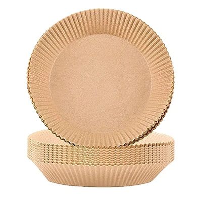Set 50 hartii de copt ROTUNDE pentru friteuza Unica folosinta 16x20x4.5 cm Maro Set 50 hartii de copt ROTUNDE pentru friteuza Unica folosinta 16x20x4.5 cm Maro