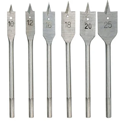 Set 6 freze pentru lemn 10-25 mm WFB01026 Set 6 freze pentru lemn 10-25 mm WFB01026