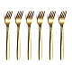 Set 6 furculite otel inoxidabil auriu Set 6 furculite otel inoxidabil auriu