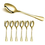 UB Set 6 linguri otel inoxidabil auriu HS