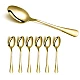 UB Set 6 linguri otel inoxidabil auriu HS