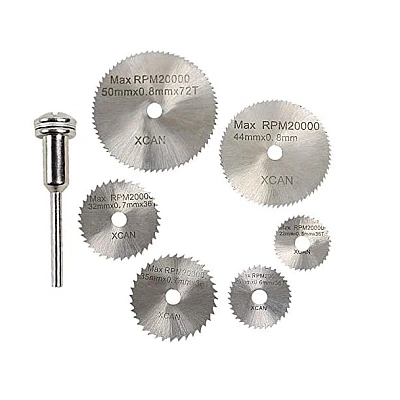 Set 8 PCS cu 6 Disc Freze Debitat Lemn sau Plastic si 2 prinderi BIAX Set 8 PCS cu 6 Disc Freze Debitat Lemn sau Plastic si 2 prinderi BIAX