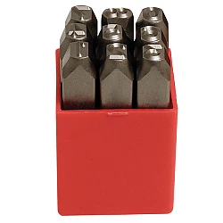 Set 9 poansoane cifre 6 mm