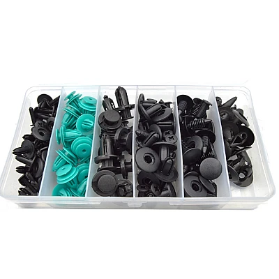 Set Clipsuri Auto Universale 100 Piese de Fixare Set Clipsuri Auto Universale 100 Piese de Fixare