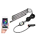 Set Lumini ambientale auto aplicatie dedicata iOS si Android 4 benzi LED Set Lumini ambientale auto aplicatie dedicata iOS si Android 4 benzi LED