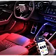 Set Lumini ambientale auto aplicatie dedicata iOS si Android 4 benzi LED Set Lumini ambientale auto aplicatie dedicata iOS si Android 4 benzi LED