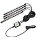 Set Lumini ambientale auto aplicatie dedicata iOS si Android 4 benzi LED Set Lumini ambientale auto aplicatie dedicata iOS si Android 4 benzi LED