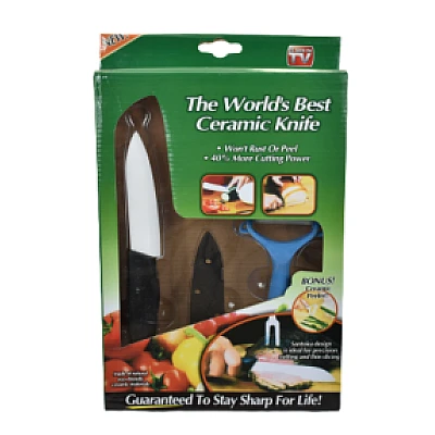 Set cutit din ceramica+decojitor pentru legume Set cutit din ceramica+decojitor pentru legume
