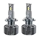 Set de 2 becuri led auto V68 H7 pentru camion 24V putere 45W temperatura 6000K 8000lm