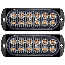 Set doua proiectoare cu 12 Leduri 36W 2 Fire Lampi Gabarit