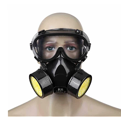 Set ochelari si masca de protectie KH-A-5 pentru lucru in mediu chimic vapori vopsea sau praf Set ochelari si masca de protectie KH-A-5 pentru lucru in mediu chimic vapori vopsea sau praf