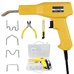 Set pistol de lipit/accesorii pentru plastic 50W H50 220V Galben