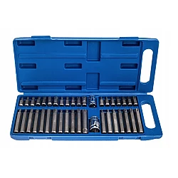 Set profesional bit torx hex spline 40 piese scurte si lungi 
