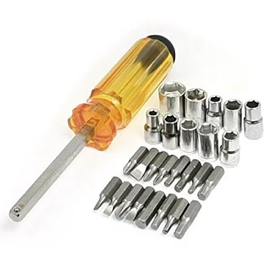 Set surubelnita cu capete tubulare si biti 28 piese JL-1088 Set surubelnita cu capete tubulare si biti 28 piese JL-1088