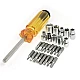 Set surubelnita cu capete tubulare si biti 28 piese JL-1088 Set surubelnita cu capete tubulare si biti 28 piese JL-1088