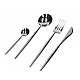 Set tacamuri 24 piese stil portughez otel inoxidabil culoare ARGINTIU Set tacamuri 24 piese stil portughez otel inoxidabil culoare ARGINTIU